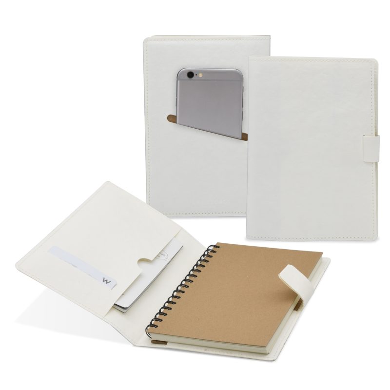 Custom 5.25" x 8.25" Paperzen Refillable Spiral Journal - 5