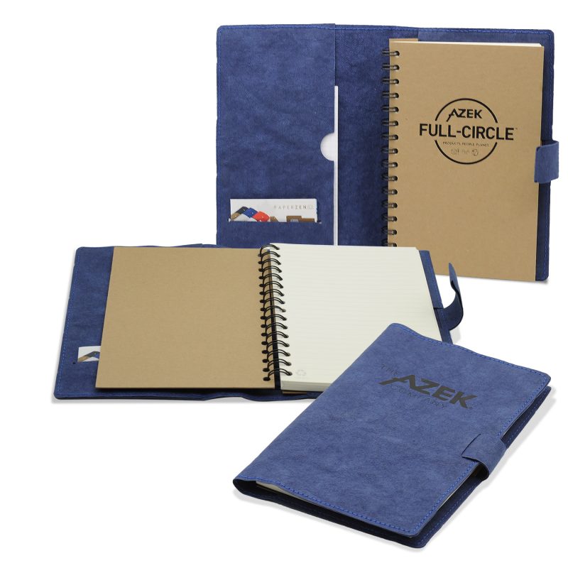 Custom 5.25" x 8.25" Paperzen Refillable Spiral Journal