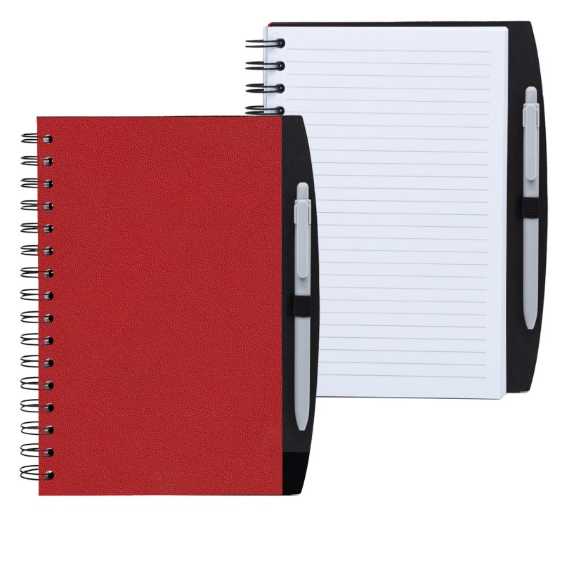 Custom 5.25" x 8.25" Spiral Journal with Pen - 3