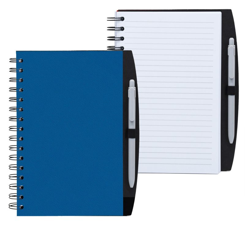 Custom 5.25" x 8.25" Spiral Journal with Pen - 6