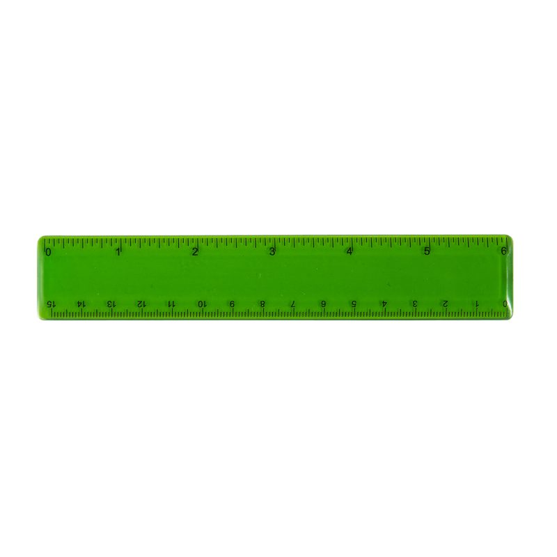 Custom 6" Plastic Ruler - 1
