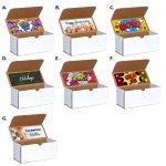 Custom 6 pack Sweet and Salty Snack Box with Label - 2