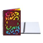 Custom 7" x 10" Venetian Curves Spiral Leather Journal - 4
