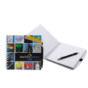 Custom 7" x 7" Full Color Laminated Spiral Journal