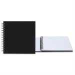 Custom 7" x 7" Premium Leather Spiral Journal - 1
