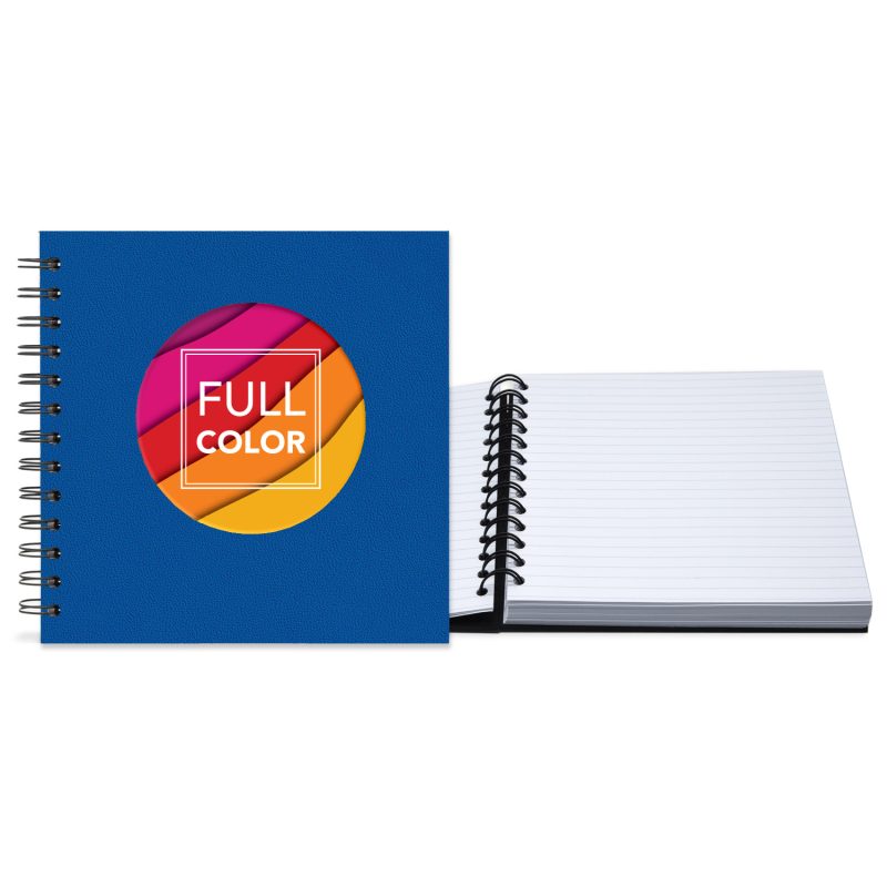 Custom 7" x 7" Senzabrite Window Spiral Journal - 2