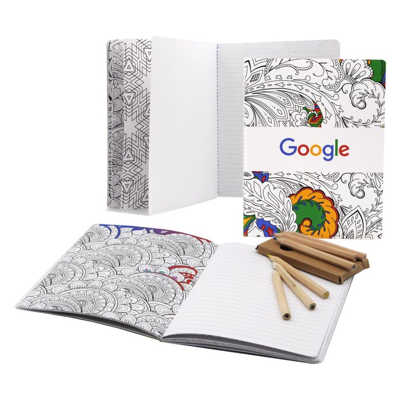 Custom 7" x 9" COLORING JOURNAL 48 pages