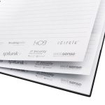 Custom 7" x 9" Set of 3 Full Color Stitched Commuter Journals - 2