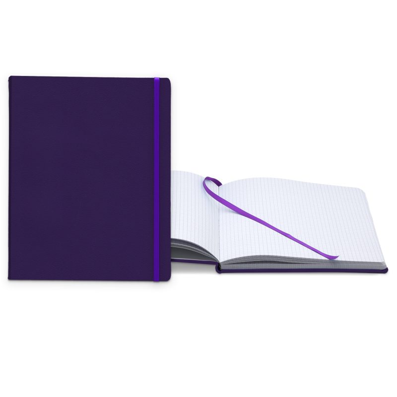 Custom 8" x 10" Everest Senzabrite Faux Leather Hardcover journal - 3