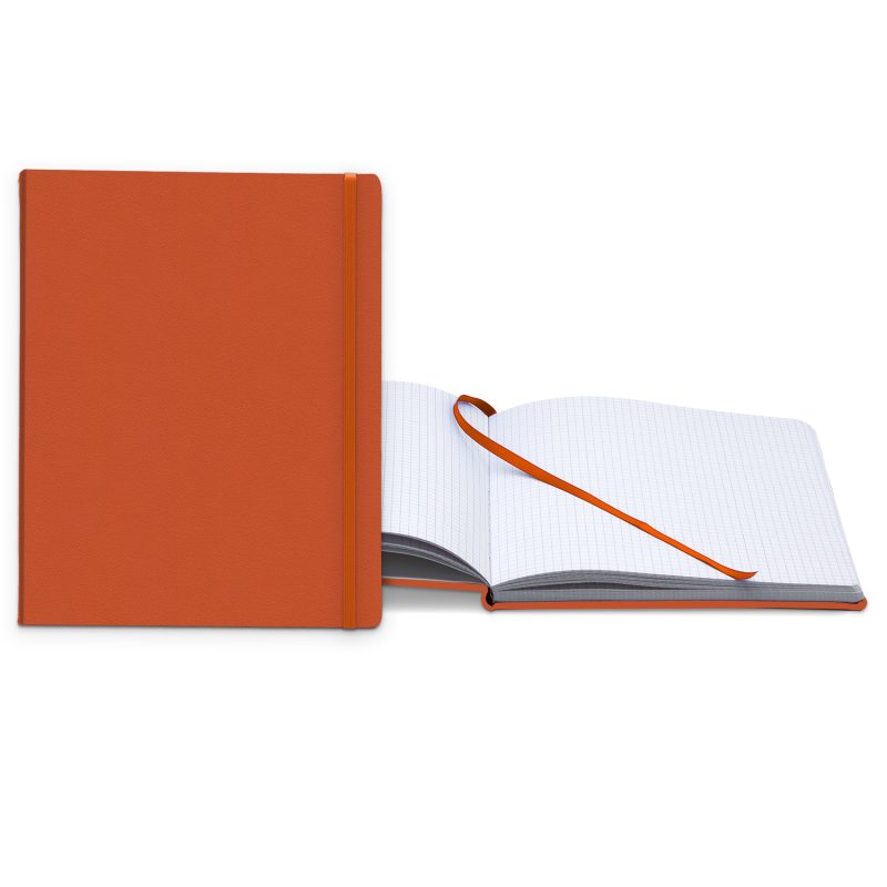 Custom 8" x 10" Everest Senzabrite Faux Leather Hardcover journal - 4