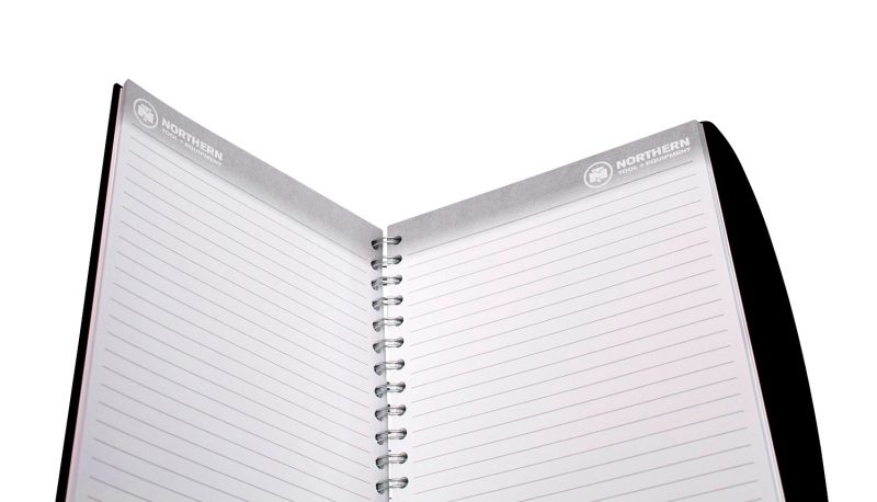 Custom 8.5" x 11" Recycled Spiral Journal - 3
