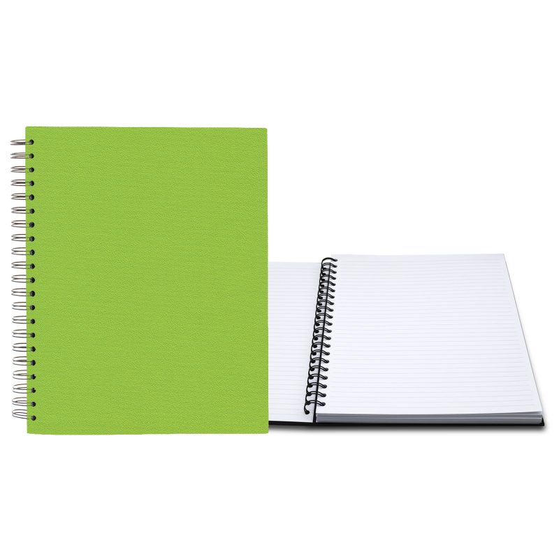 Custom 8.5" x 11" Senzabrite Large Spiral Journal - 8