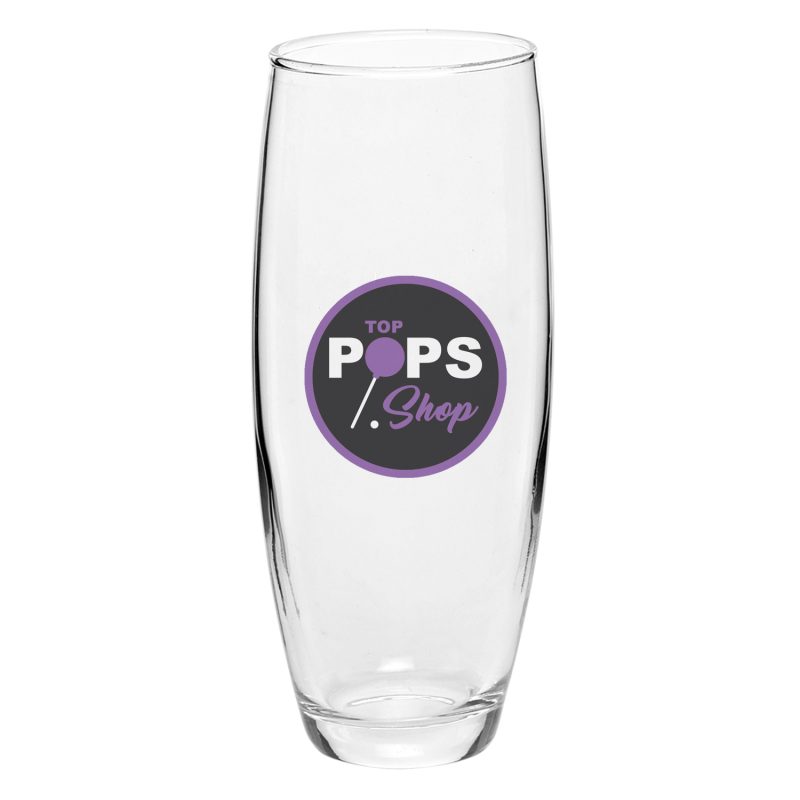 Custom 9 oz. ARC Perfection Cachet Stemless Champagne Flutes - 4