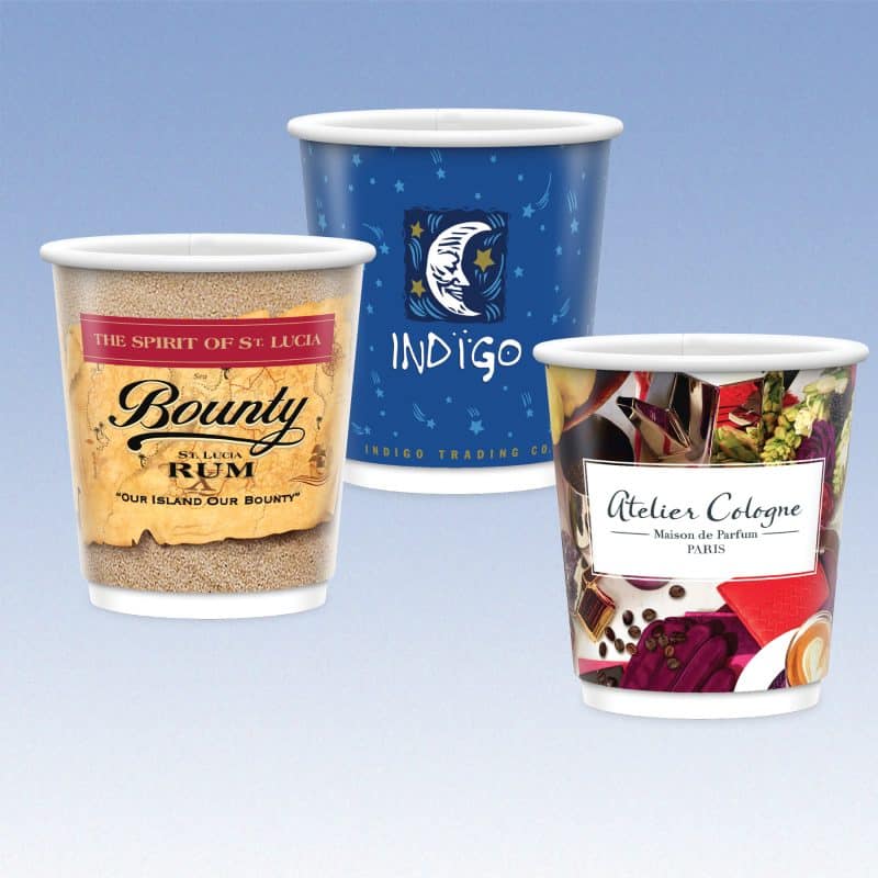 Custom 9 oz-Vx2® Gloss Double Wall Insulated Paper Cups