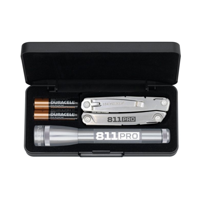 Custom "AA" Mini Maglite® LED With Leatherman® Rev - 2