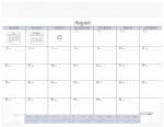 Custom Academic Desk Calendar Pad - 6