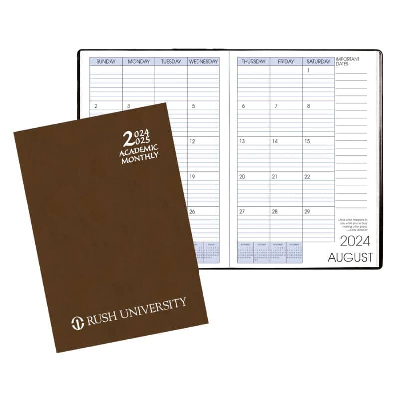 Custom Academic Monthly Planner w/ Canyon Cover