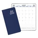 Custom Academic Monthly Pocket Planner w/ Leatherette Cover - 1