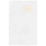 Custom Academic Weekly Assignment Book w/ Leatherette Cover - 6