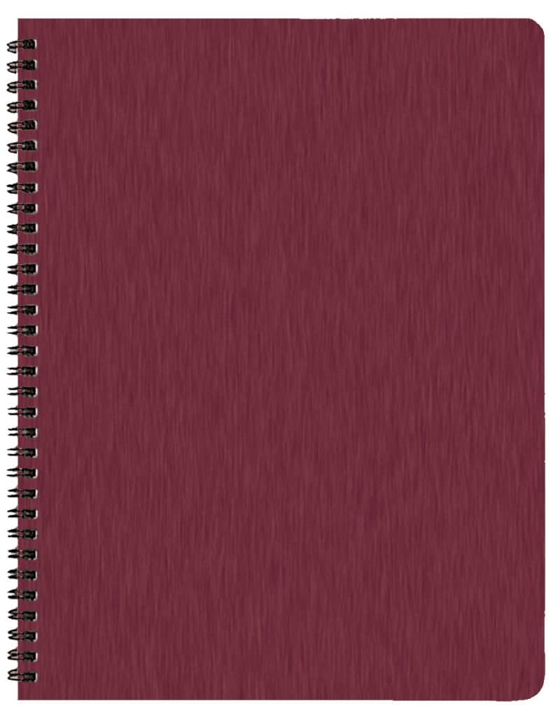 Custom Academic Wire Bound Monthly Appointment Planner w/ Shimmer Cover - 4