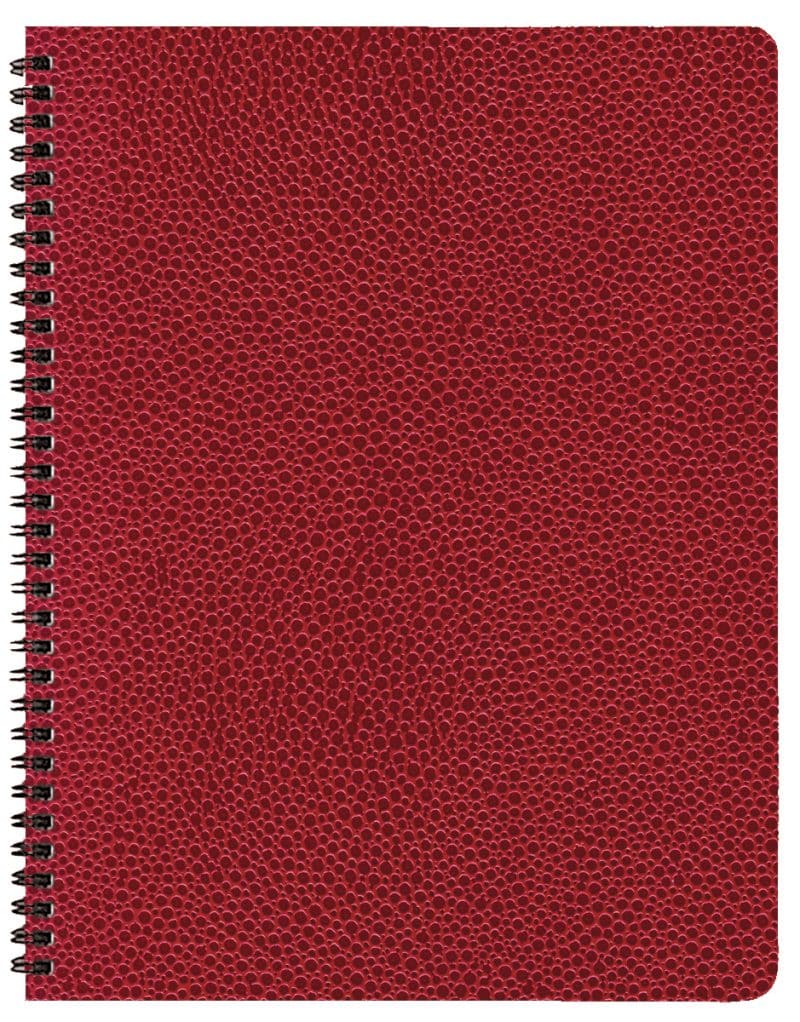 Custom Academic Wire Bound Monthly Desk Planner w/ Cobblestone Cover - 2
