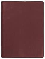 Custom Academic Wire Bound Monthly Desk Planner w/ Continental Vinyl Cover - 2