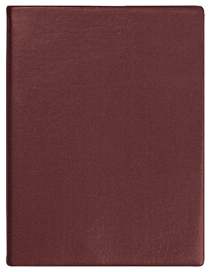 Custom Academic Wire Bound Monthly Desk Planner w/ Continental Vinyl Cover - 2