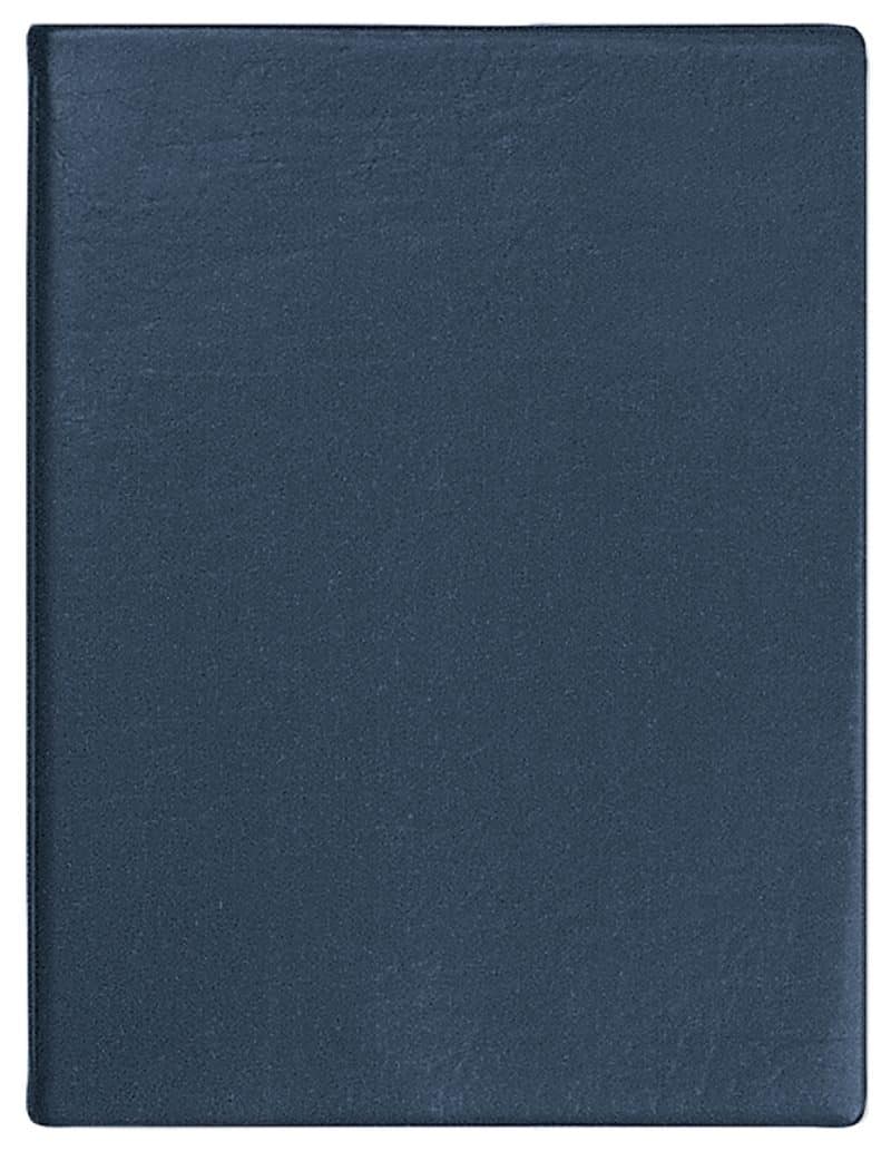 Custom Academic Wire Bound Monthly Desk Planner w/ Continental Vinyl Cover - 4