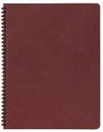 Custom Academic Wire Bound Monthly Desk Planner w/ Leatherette Cover - 3