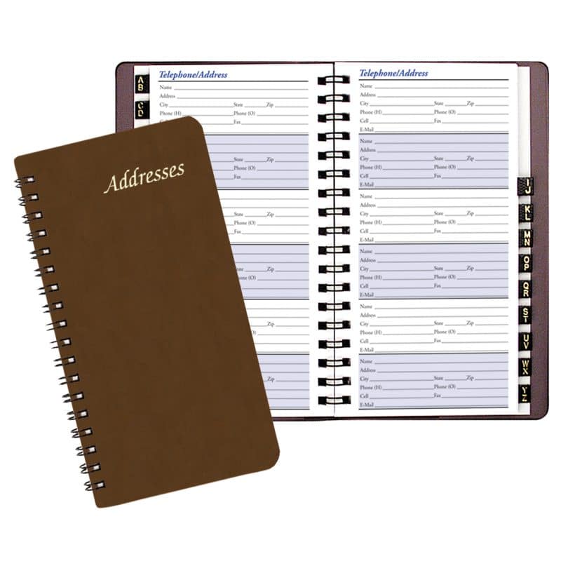Custom Address Book w/ Canyon Cover - 1