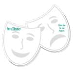 Custom Adhesive Die Cut Pad | 4 1/4" x 5 1/4" | 25 Sheet | Custom Shape