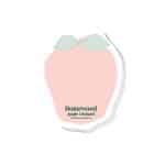 Custom Adhesive Die Cut Pad | 4" x 4" | 25 Sheet | Apple Stock Shape