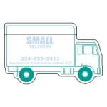 Custom Adhesive Die Cut Pad | 4" x 4" | 25 Sheet | Delivery Truck Stock Shape