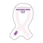 Custom Adhesive Die Cut Pad | 4" x 4" | 25 Sheet | Ribbon Stock Shape