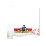 Custom Adhesive Die Cut Pad | 4" x 4" | 50 Sheet | Flag Stock Shape