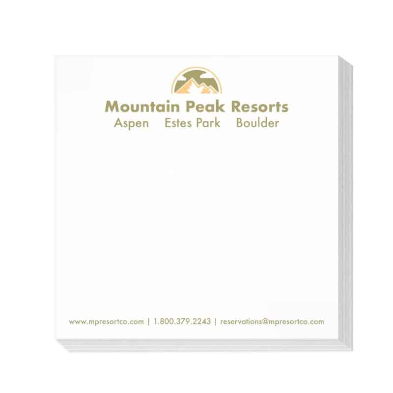 Custom Adhesive Note Pad | 3" x 3" | 100 Sheet
