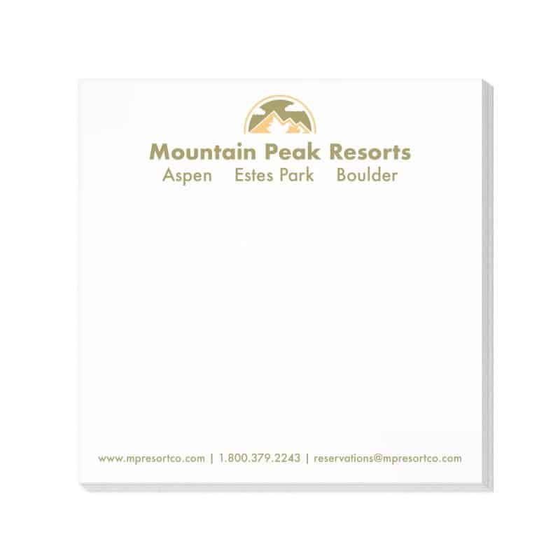 Custom Adhesive Note Pad | 3" x 3" | 50 Sheet