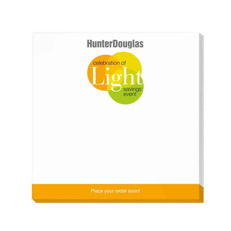 Custom Adhesive Note Pad | 4" x 4" | 50 Sheet