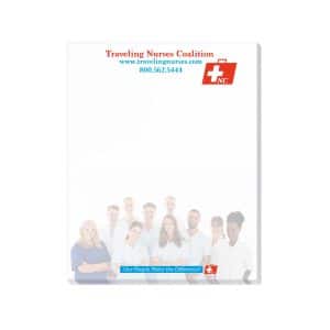 Custom Adhesive Note Pad | 4" x 5" | 50 Sheet