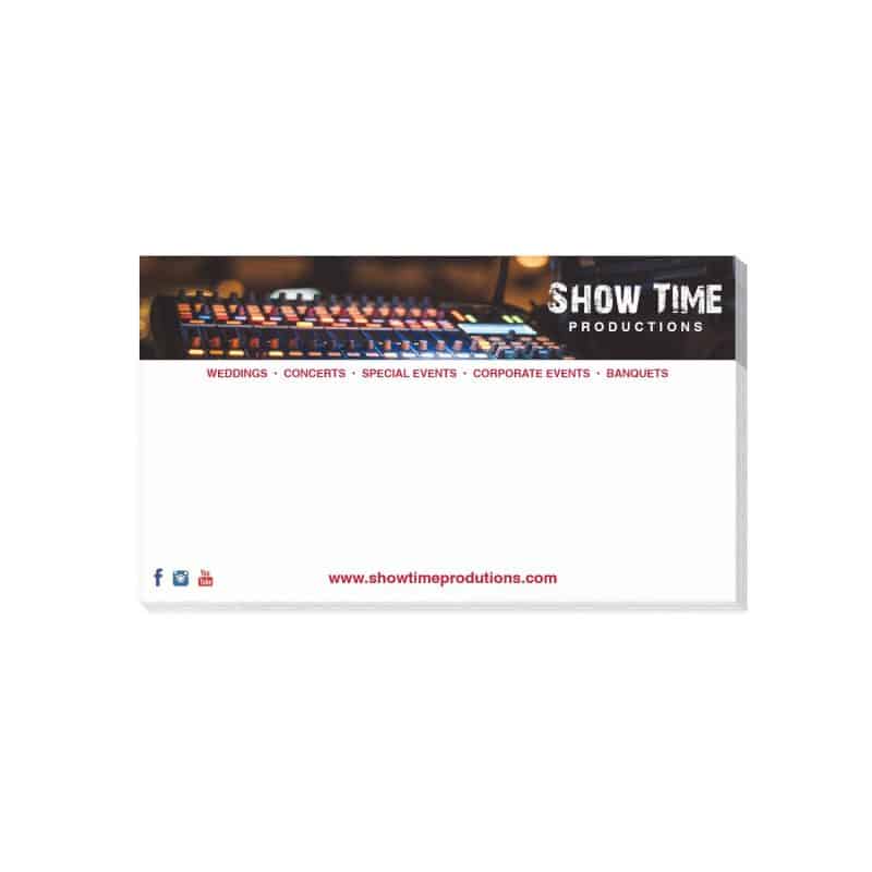 Custom Adhesive Note Pad | 5" x 3" | 50 Sheet
