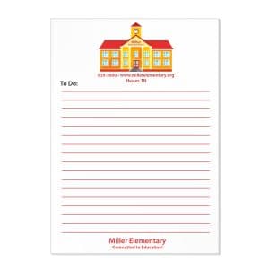 Custom Adhesive Note Pad | 5" x 7" | 25 Sheet