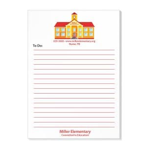 Custom Adhesive Note Pad | 5" x 7" | 50 Sheet