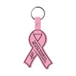 Custom Awareness Ribbon Flexible Key Tag