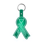 Custom Awareness Ribbon Flexible Key Tag - 5