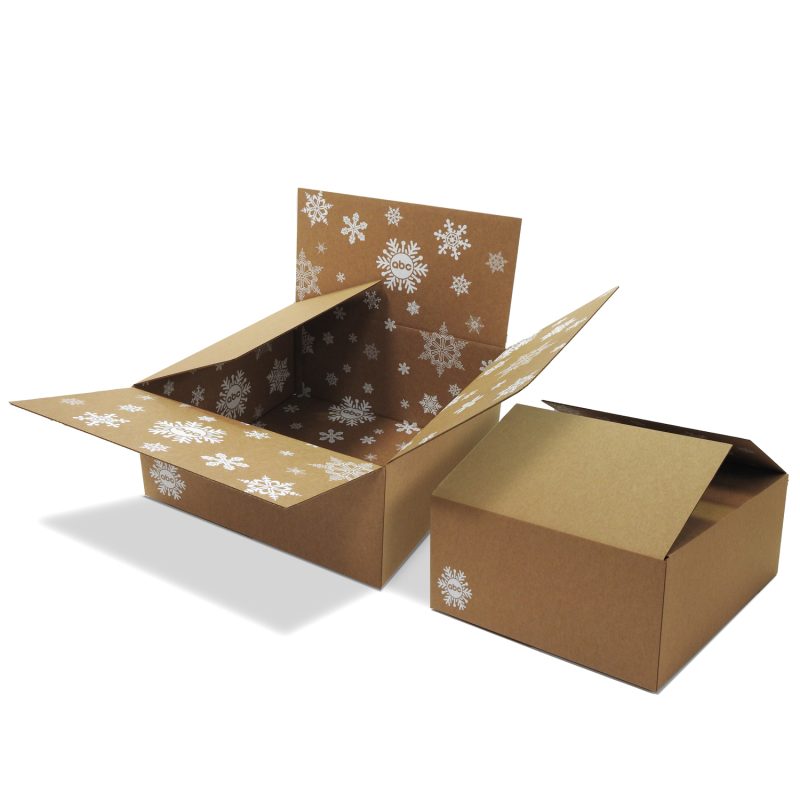Custom B-Flute Shipmaster Box Large Size 18" x 18" x 8"