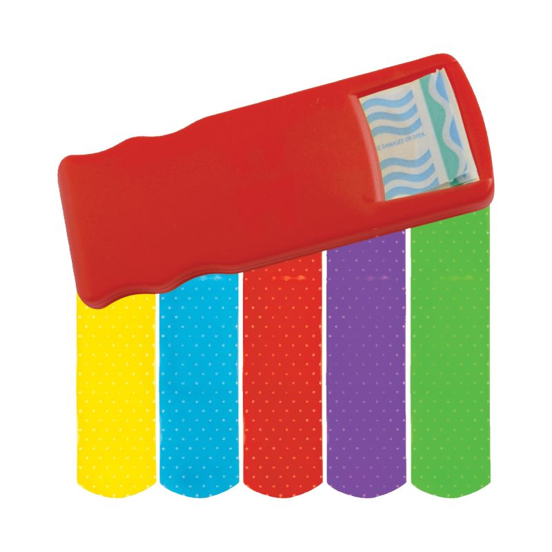Custom Bandage Dispenser w/ Color Bandages - 9