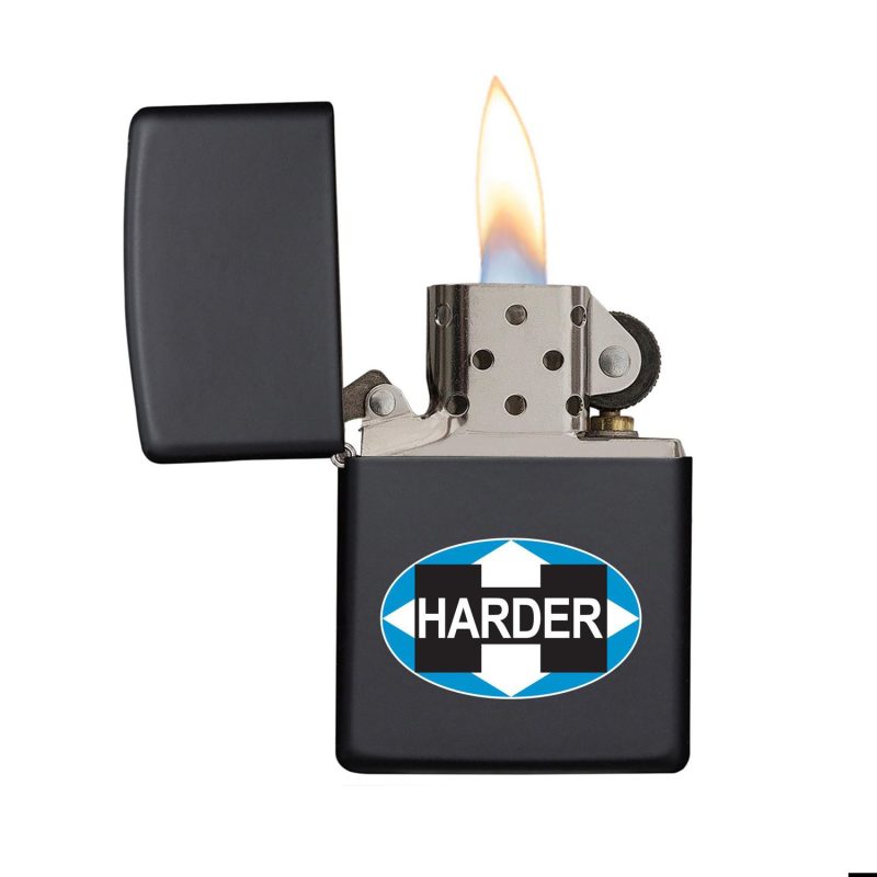 Custom Black Matte Windproof Zippo® Lighter - 2