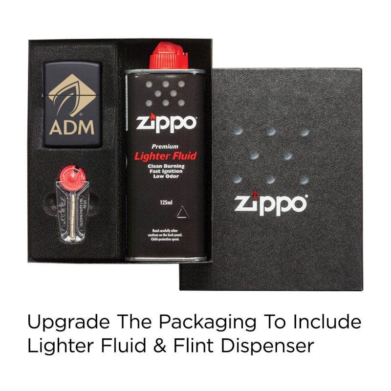 Custom Black Matte Windproof Zippo® Lighter - 5