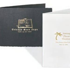 Custom Black Vertical Portrait Folder (4"x6")