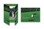 Custom Blank Horizontal Golf Gatefold Event Folder (4"x6")